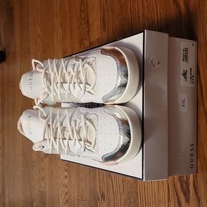 White Guess sneakers